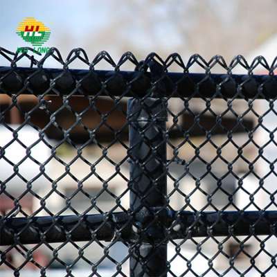 football playground mesh/chain link mesh fence/galvanized 9 gauge 12ftfence