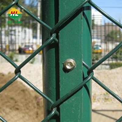 High safety factor used chain link fence post barbed wire for sale factory