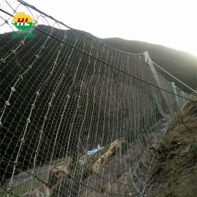 passive steel wire rope protection netting