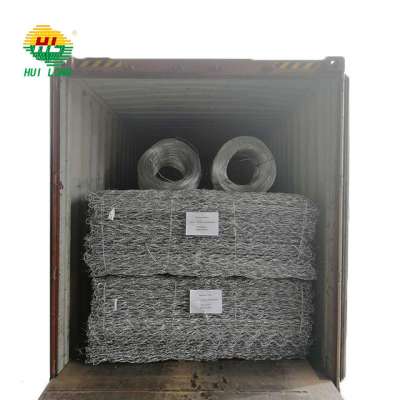 4300mm Gabion Machine PLC Control for Tunnel Engineering 80*100mm Netting